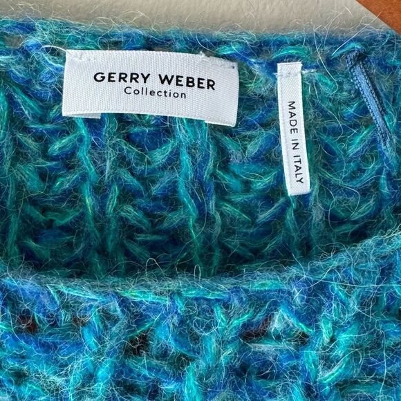 Garry Weber mohair blend knitted sweater made in Italy size 16 - Picture 3 of 5